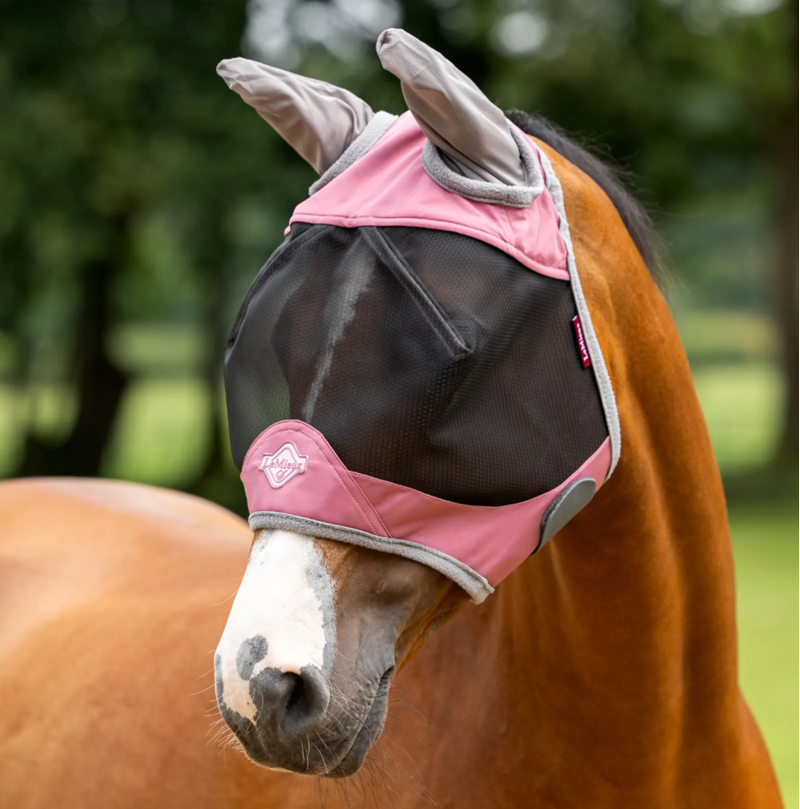 LeMieux Visor-Tek Full Fly Mask - Peony