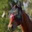 WeatherBeeta ComFiTec Fine Mesh Fly Mask With Ears - Black/Burgundy 