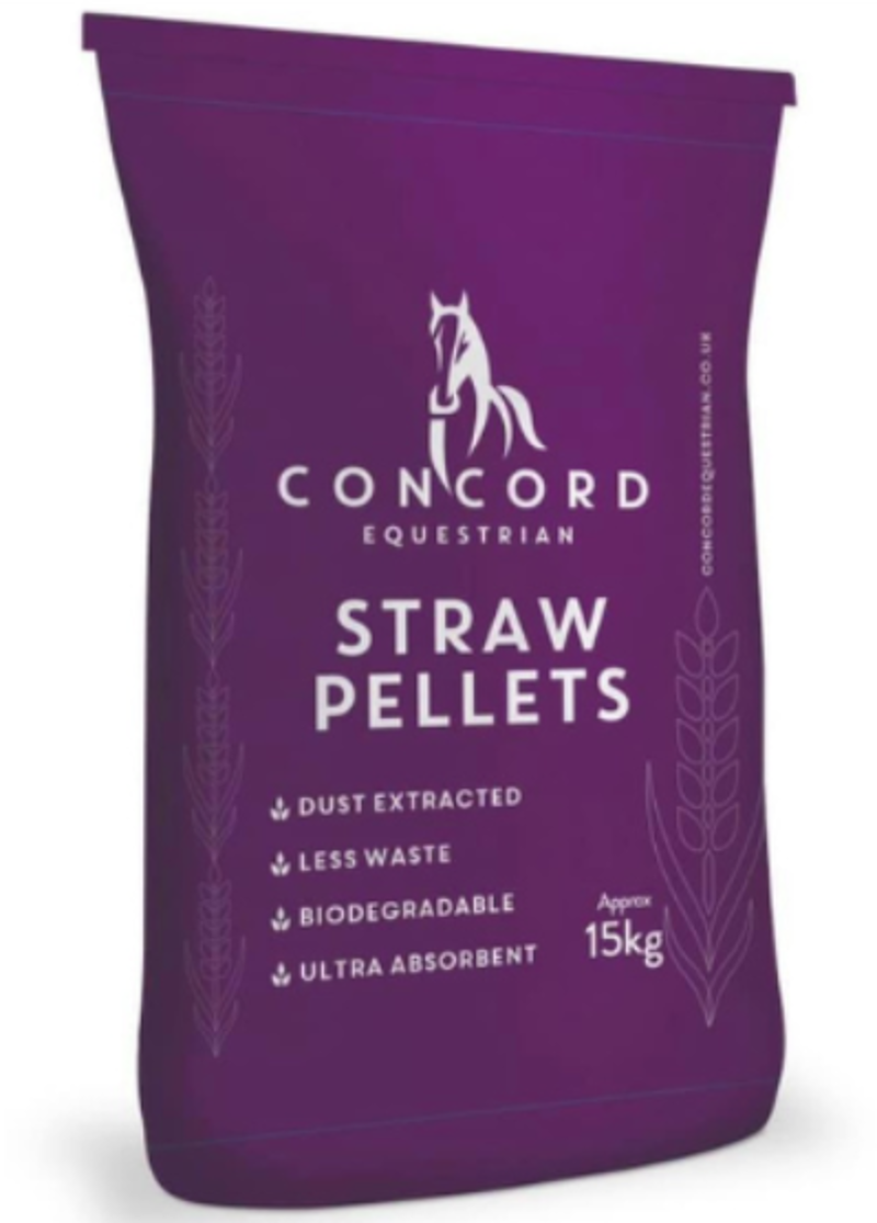 Concord Equestrian Straw Pellet Bedding - 15kg