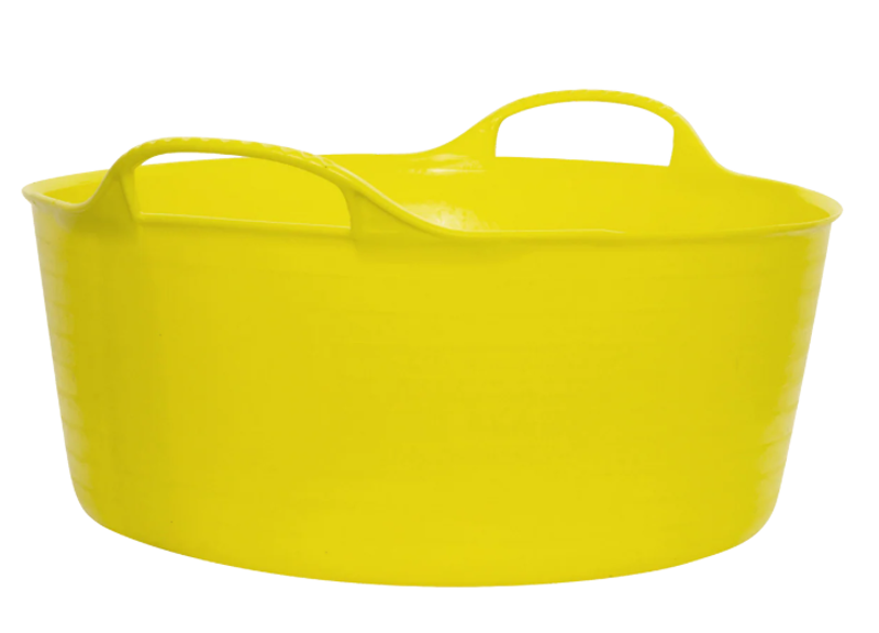 Red Gorilla 15L Tubtrug Flexible Small Shallow - Yellow