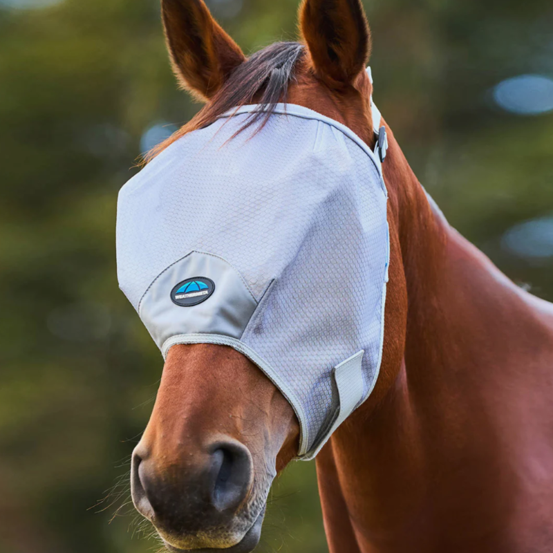 WeatherBeeta ComFiTec Hexi Shield Duo Fly Mask - Silver