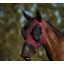 WeatherBeeta ComFiTec Luxe Stretch Fly Mask With Ears and Nose - Burgundy/Black 