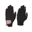 Hy Equestrian Roka Riding Gloves - Black/Rose Gold X large