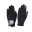 Hy Equestrian Roka Riding Gloves - Black/Silver X large