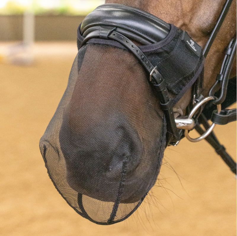 Shires FlyGuard Pro Bridle Nose Net - Black