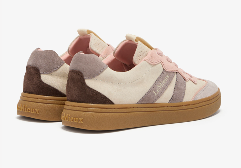 LeMieux Stockbridge Suede Lifestyle Trainers - Stone-1