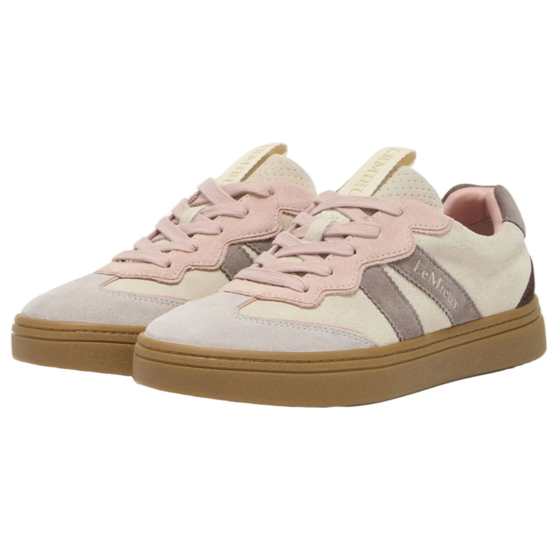 LeMieux Stockbridge Suede Lifestyle Trainers - Stone