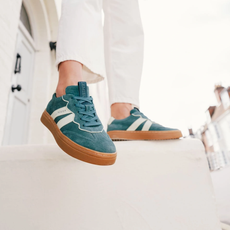 LeMieux Stockbridge Suede Lifestyle Trainers - Jungle-1