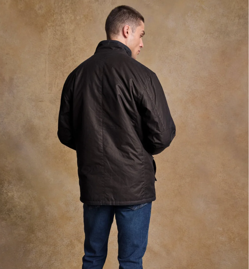 Jack Murphy Ciaran Men's Wax Jacket - Rustic Brown-5