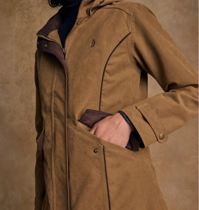 Jack Murphy Una Women's Waterproof Jacket - Camel-2