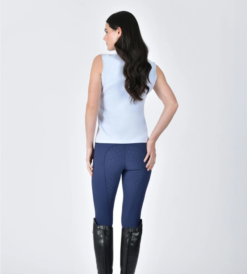 WeatherBeeta Women's 37.5 Sleeveless Performance Polo - Mist Blue -2