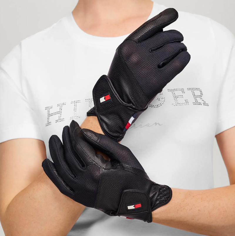 Tommy Hilfiger Duke Adult's Riding Gloves - Black-2