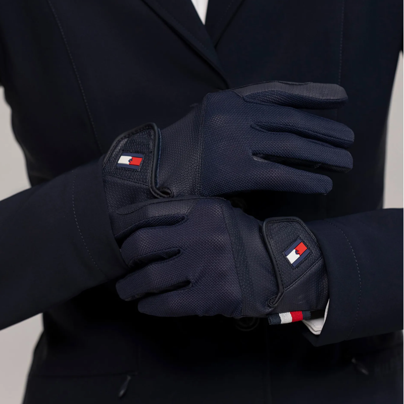 Tommy Hilfiger Duke Adult's Riding Gloves - Desert Sky-1