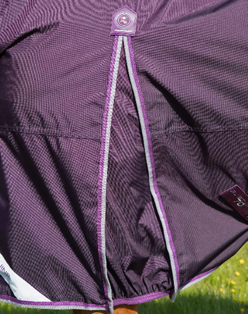 Premier Equine Buster 70g Turnout Rug With Classic Neck Cover - Purple-3