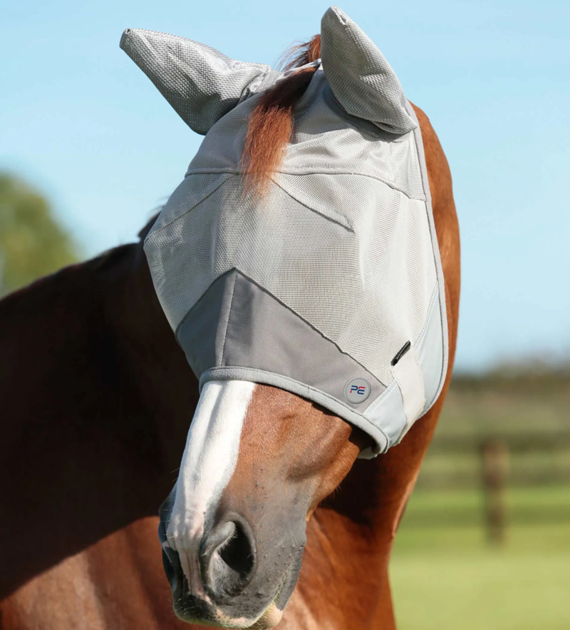 Premier Equine Buster Fly Mask Standard - Silver