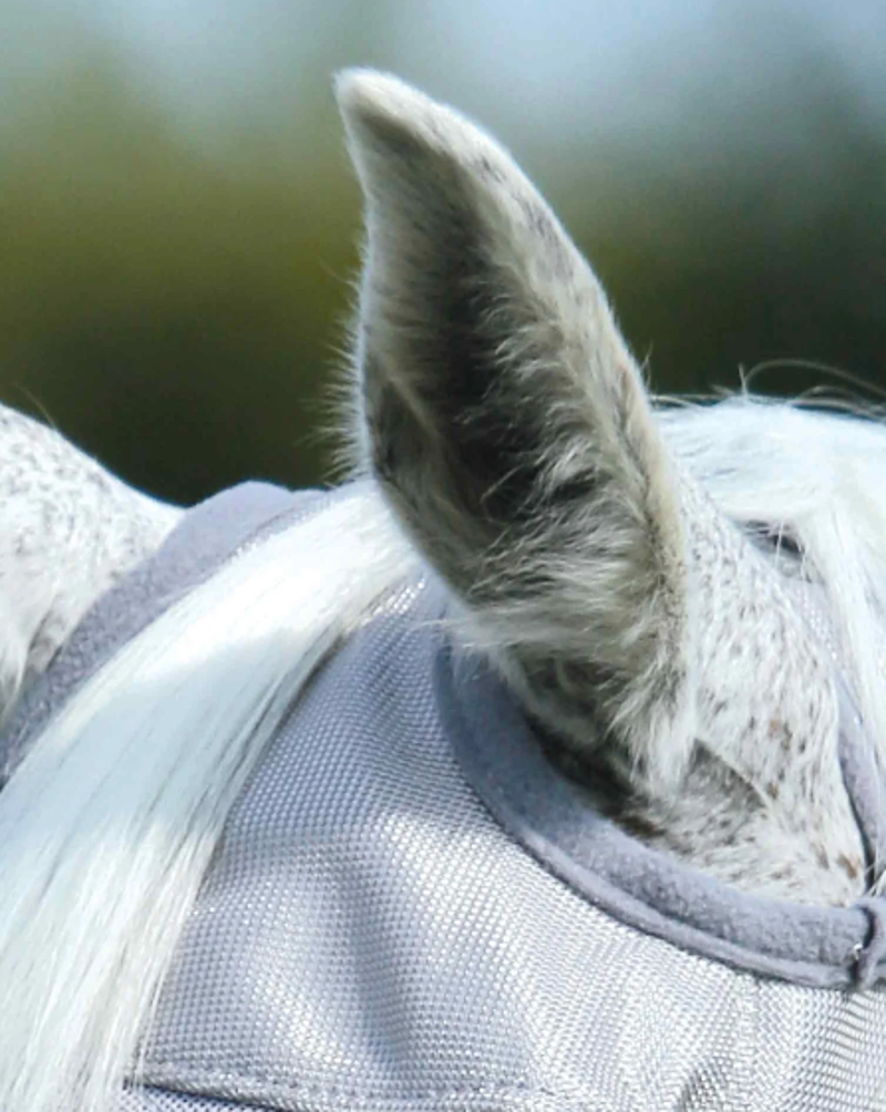Premier Equine Buster Fly Mask Standard - Silver-1
