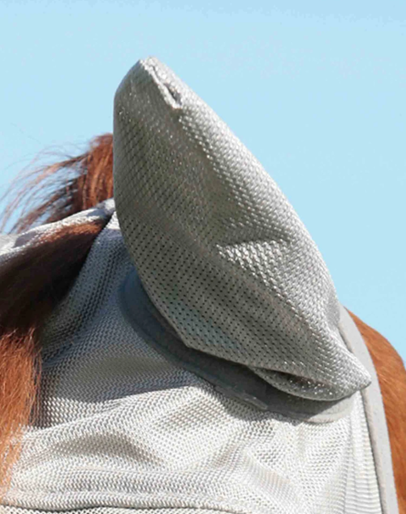 Premier Equine Buster Fly Mask Standard Plus - Silver-1