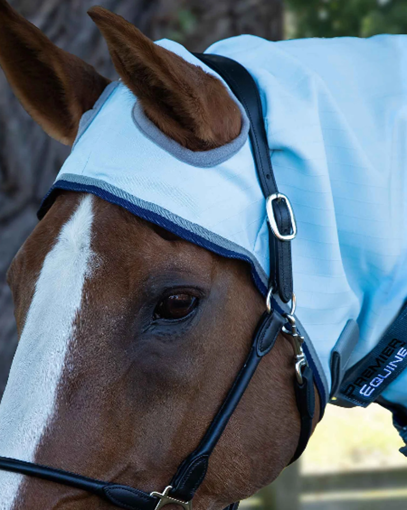 Premier Equine Buster Sweet Itch Fly Rug With Surcingles - Blue-1