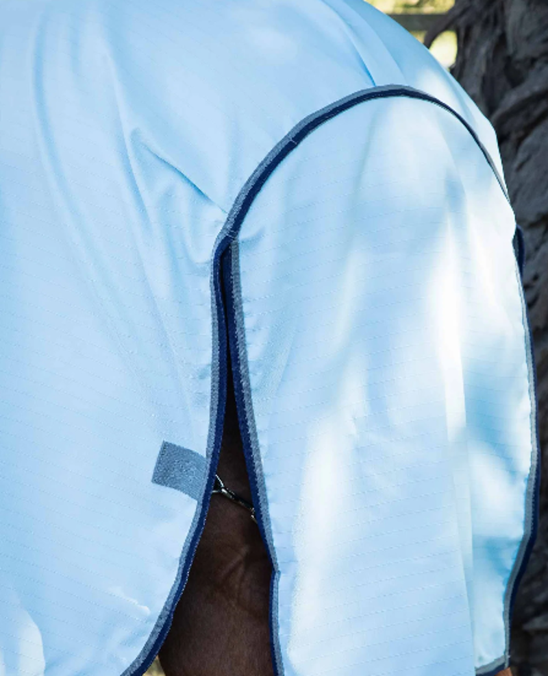 Premier Equine Buster Sweet Itch Fly Rug With Surcingles - Blue-4