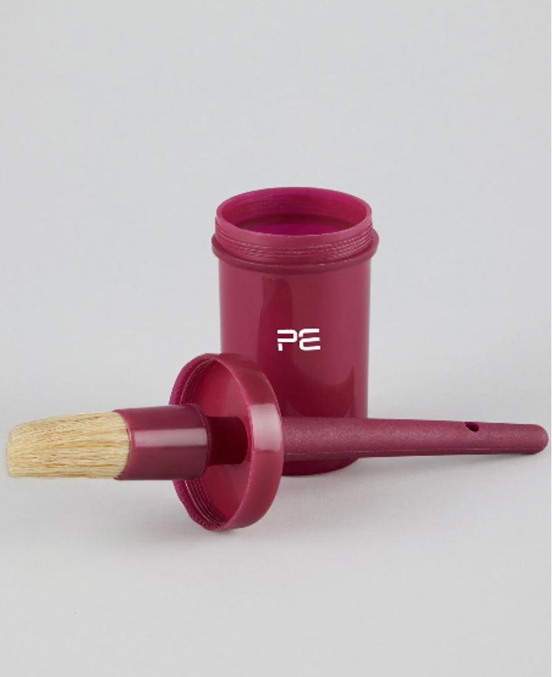 Premier Equine Hoof Oil Brush With Bottle - Wine 