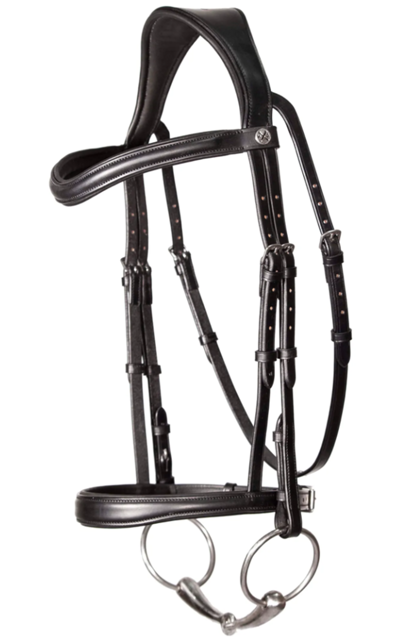 Henry James Saddlery Cavesson Bridle - Black