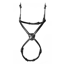 Henry James Saddlery Double Buckle Figure 8 Grackle Noseband - Black