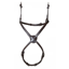 Henry James Saddlery Double Buckle Figure 8 Grackle Noseband - Brown