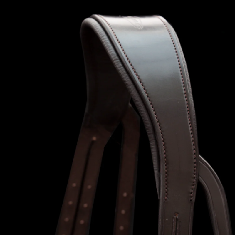 Henry James Saddlery Half Moon Headpiece - Black-1