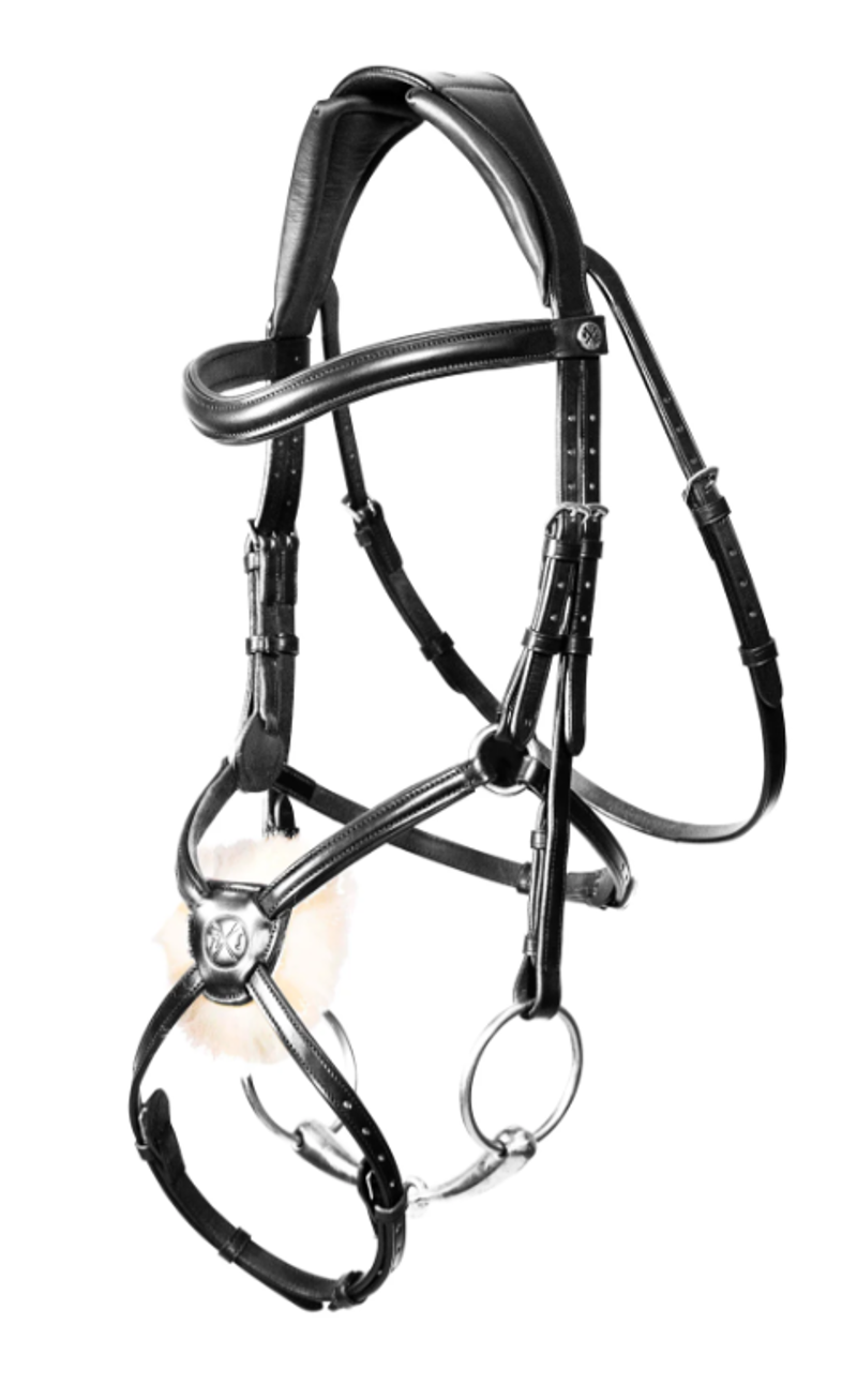 Henry James Saddlery Mexican Grackle Bridle - Black