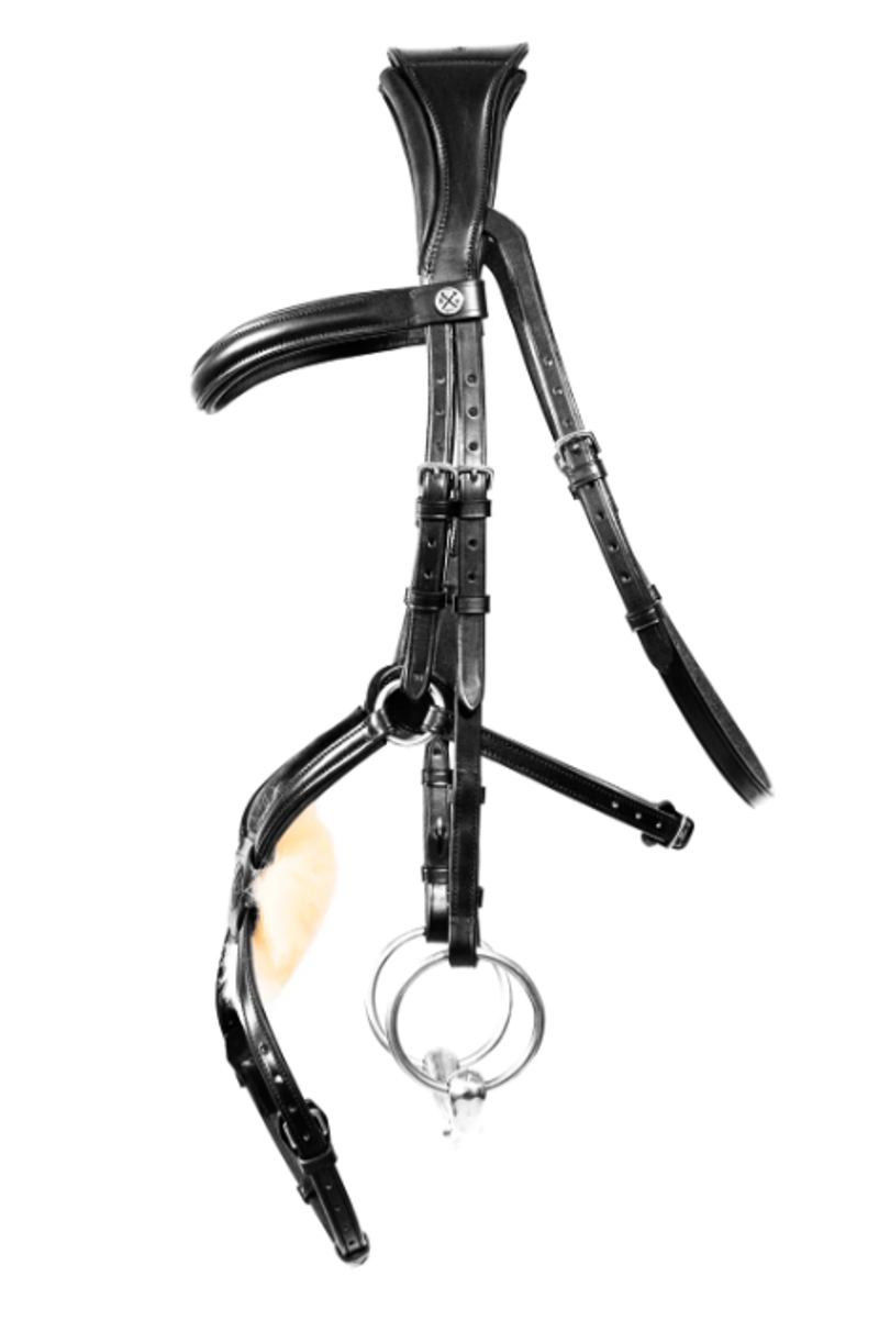 Henry James Saddlery Mexican Grackle Bridle - Black-1