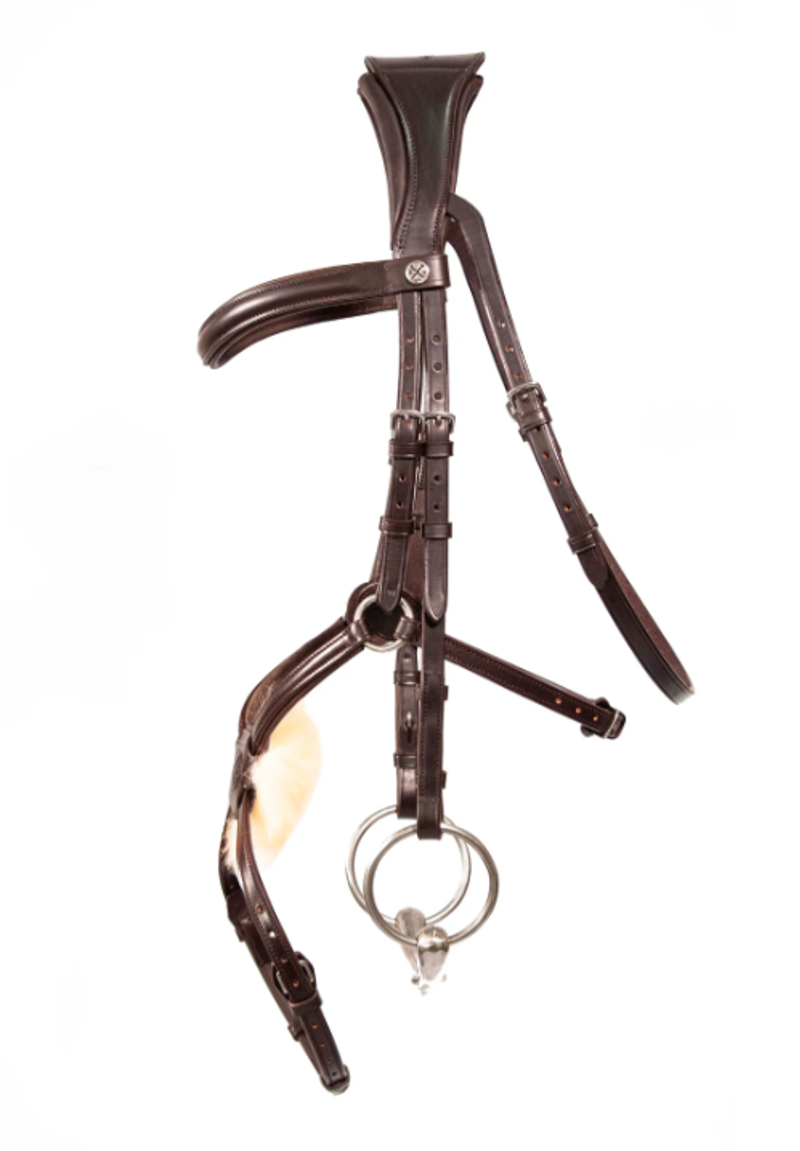 Henry James Saddlery Mexican Grackle Bridle - Brown-2