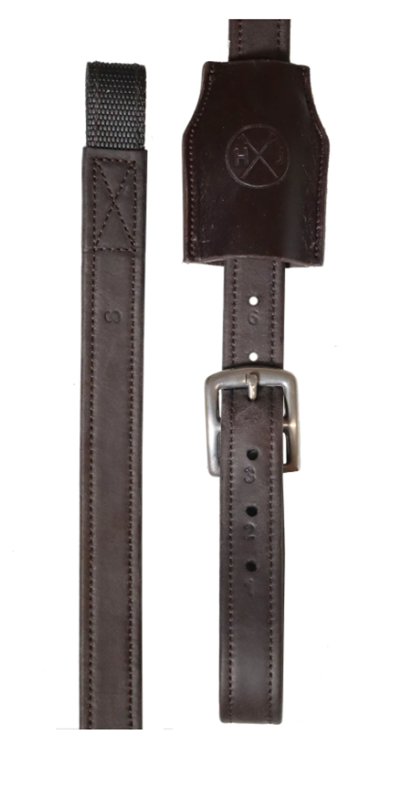 Henry James Saddlery Mono Dressage Stirrup Leathers - Brown