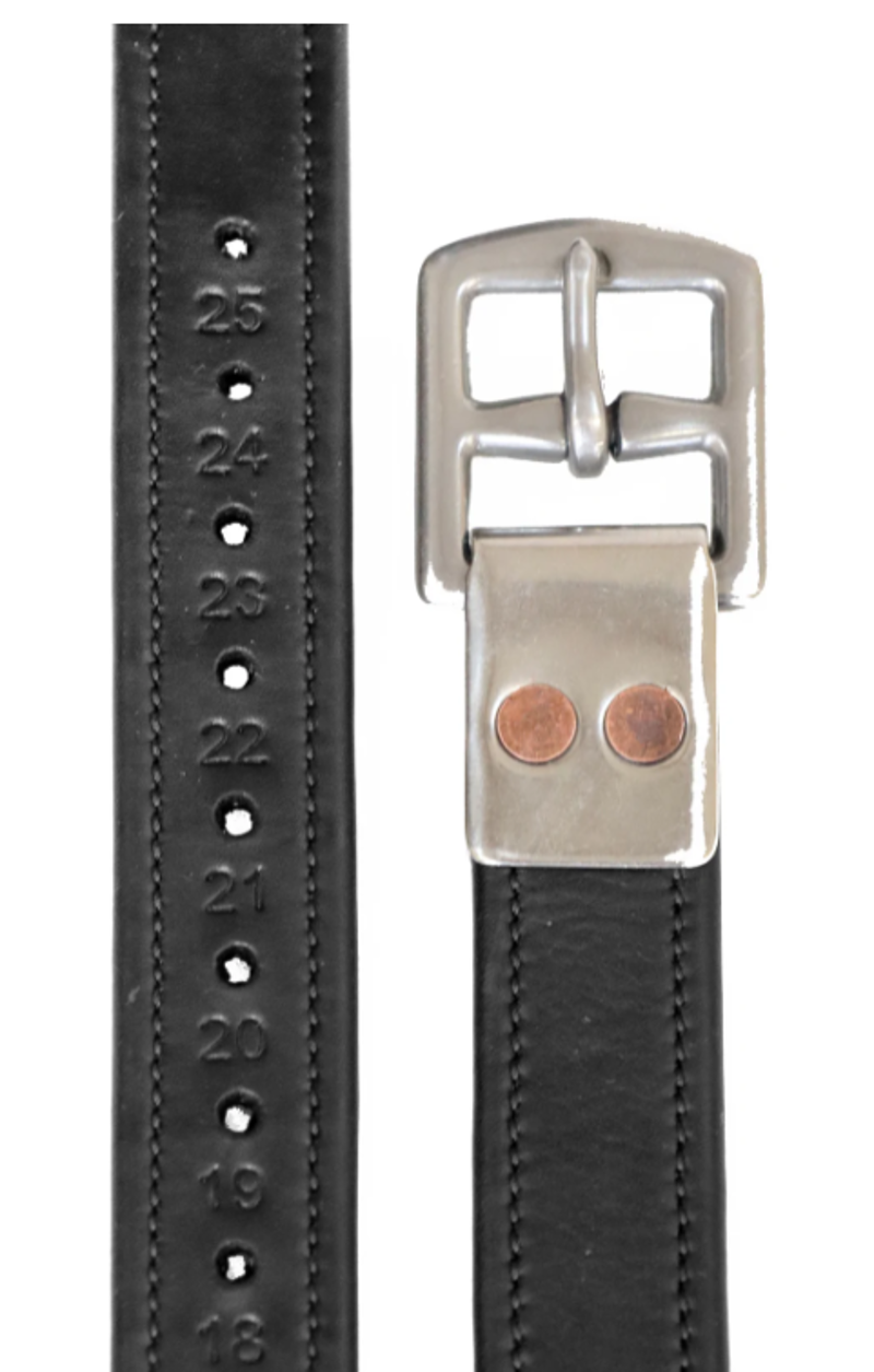 Henry James Saddlery Precision calfskin stirrup leathers - Black