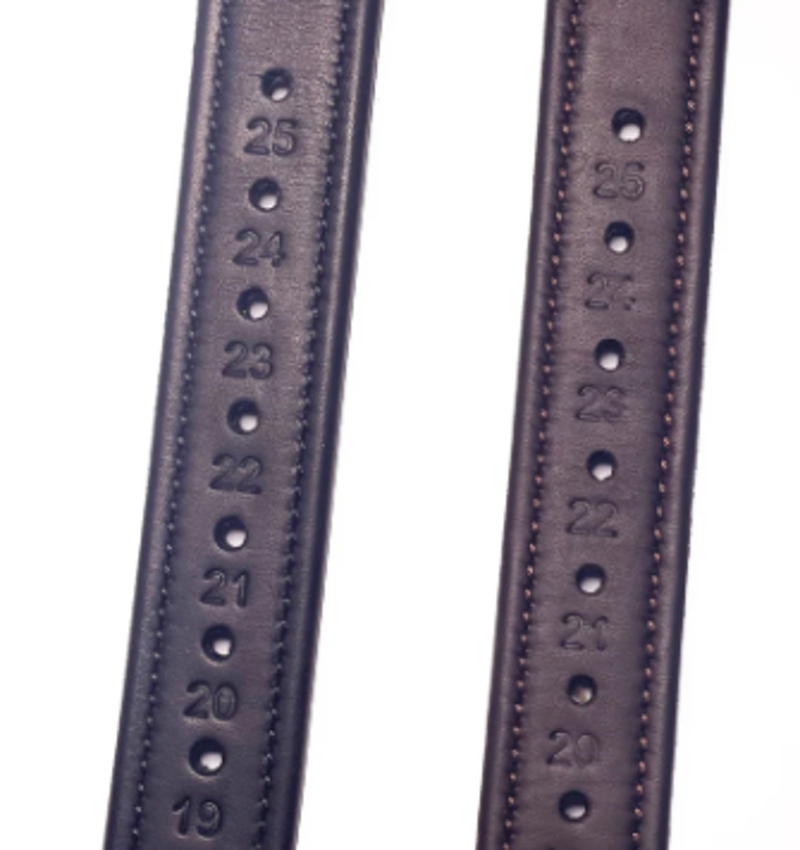 Henry James Saddlery Precision calfskin stirrup leathers - Brown-2