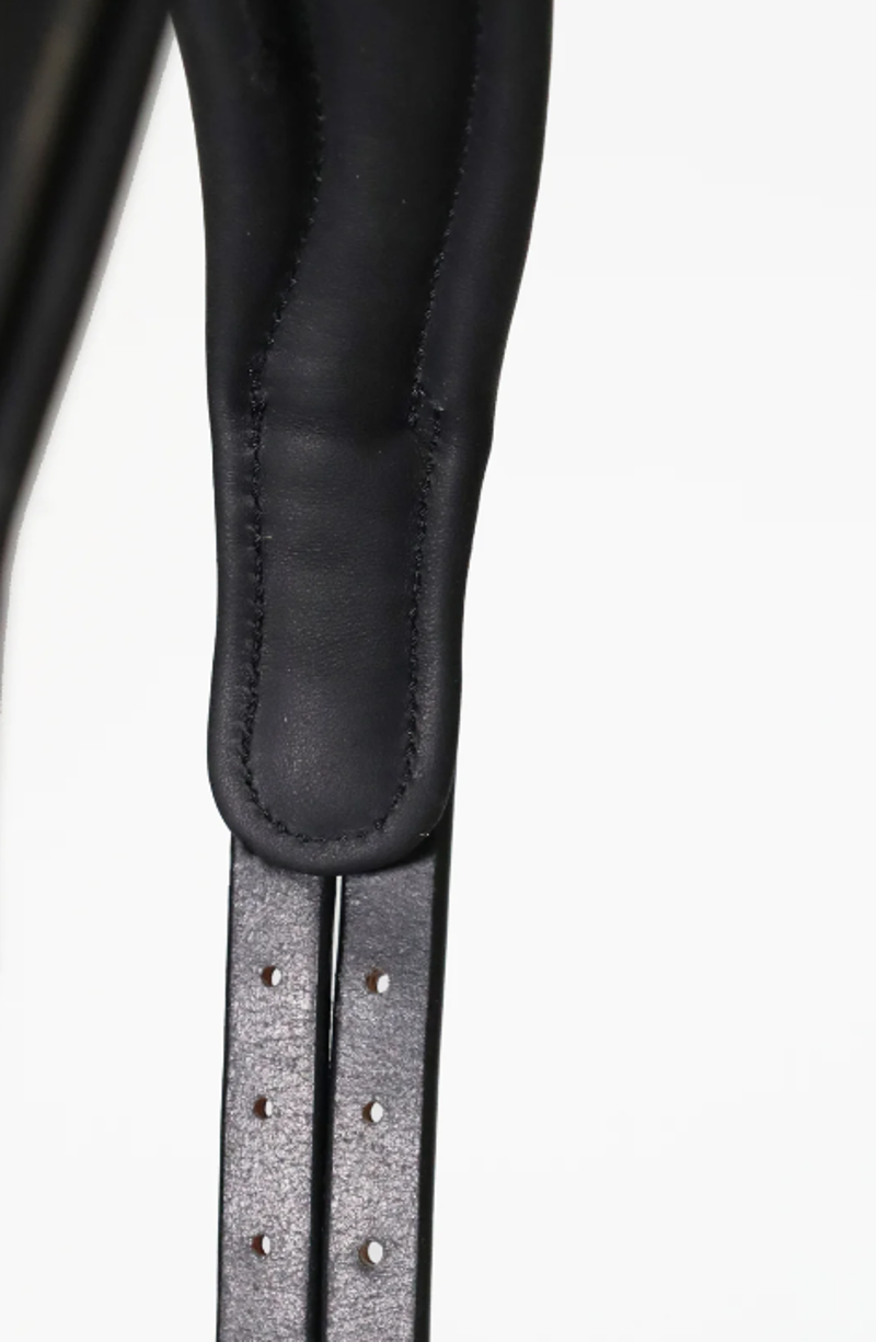 Henry James Saddlery Comfort 4D Air Headpiece 2 Strap - Black-2