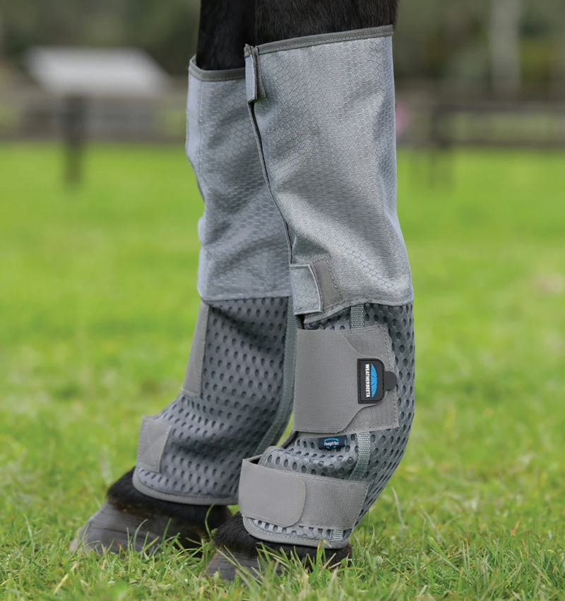 WeatherBeeta ComFiTec Hexi Shield Fly Wraps - Grey/Silver 
