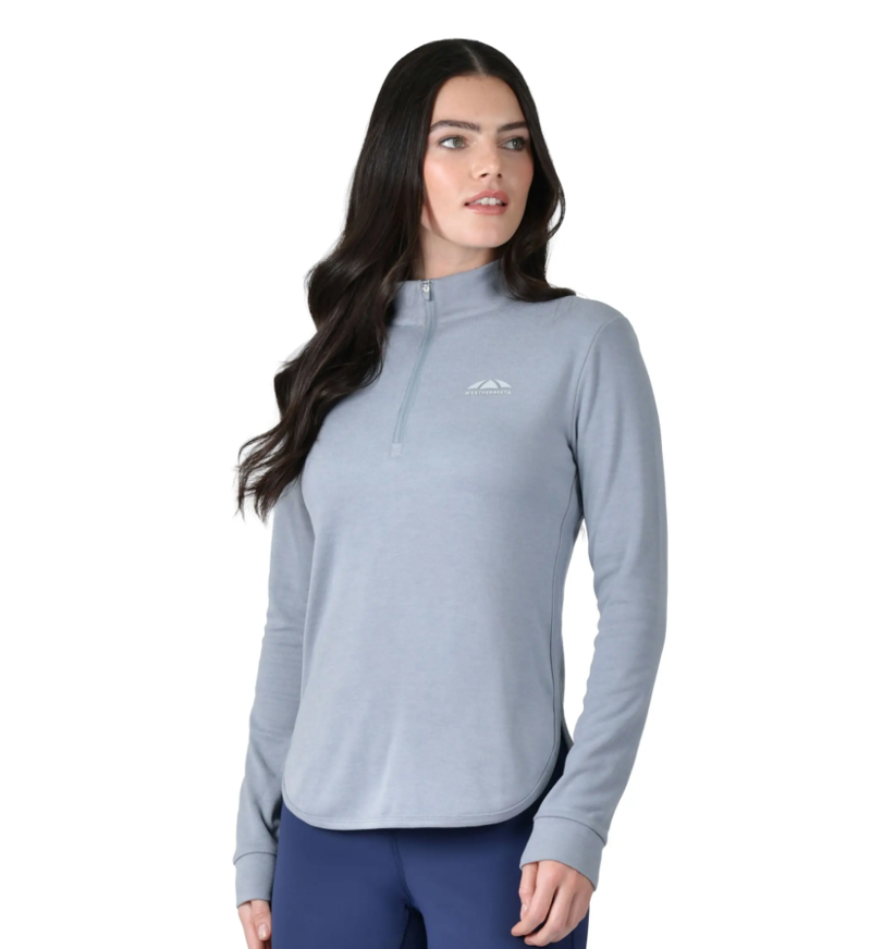 WeatherBeeta Ladies London Layer Long Sleeve Top - Bluestone Marle