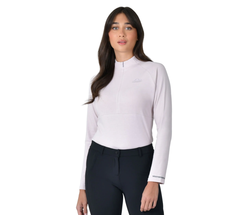 WeatherBeeta Bamboo Ladies Long Sleeve Performance Base Layer - Lavender Mist