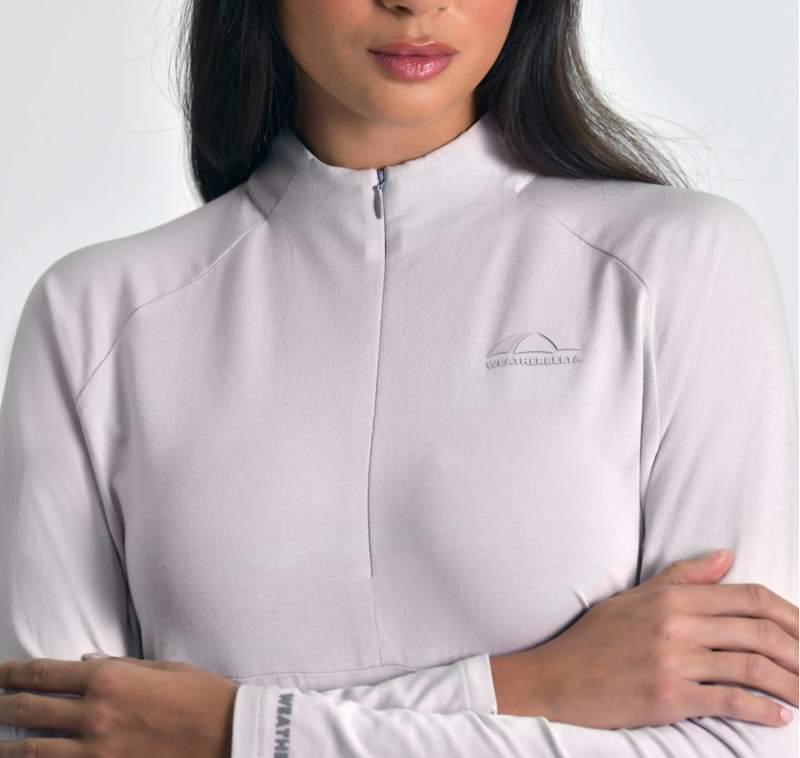 WeatherBeeta Bamboo Ladies Long Sleeve Performance Base Layer - Lavender Mist-2