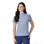 WeatherBeeta Bamboo  Ladies Short Sleeve Performance Base Layer - Blue Stone