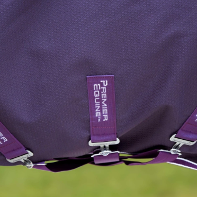 Premier Equine Stratus 600D Series 0g Original Turnout Rug - Purple-3