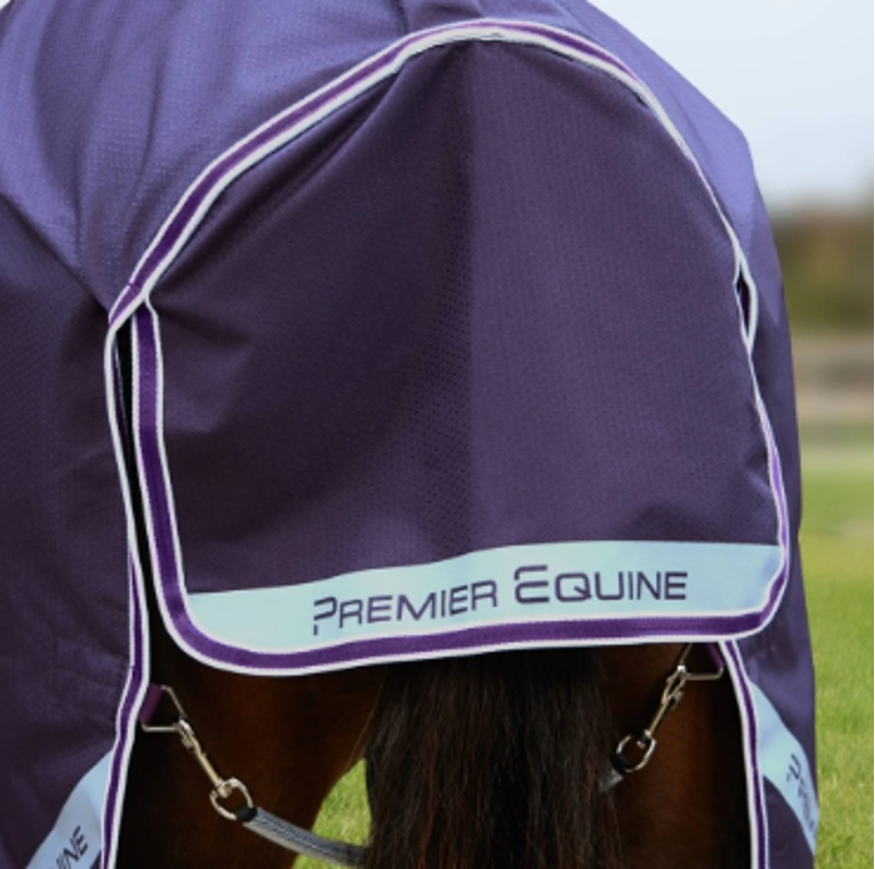 Premier Equine Stratus 600D Series 0g Original Turnout Rug - Purple-5