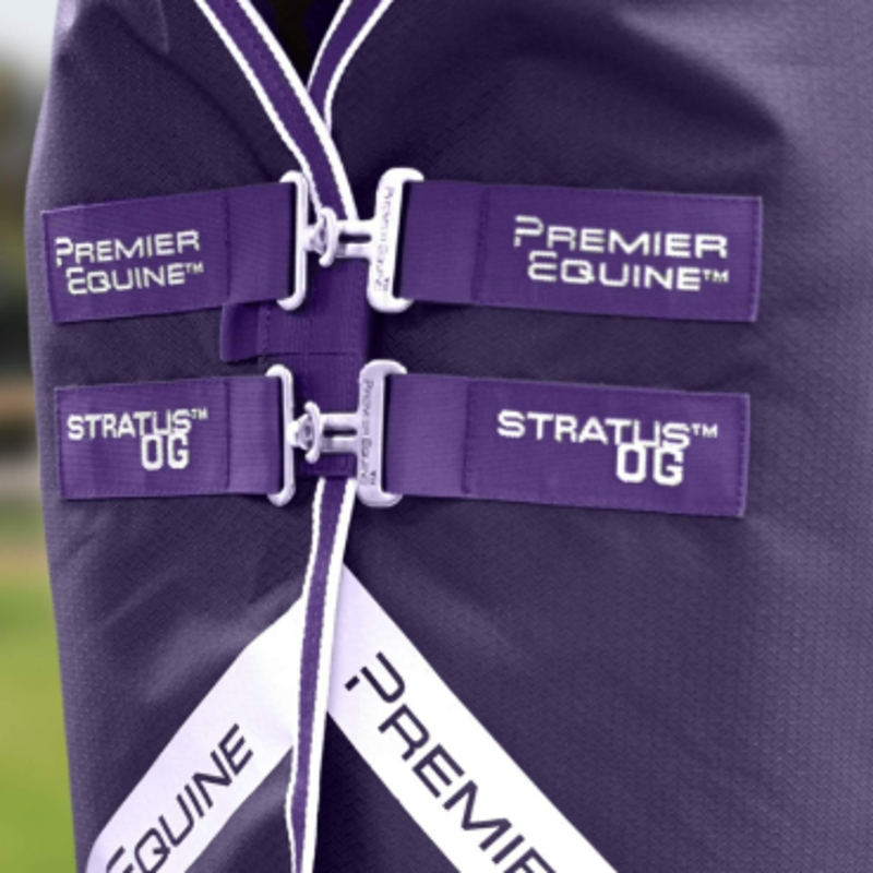 Premier Equine Stratus 600D Series 0g Original Turnout Rug - Purple-2