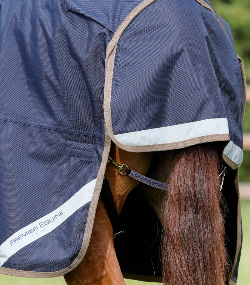Premier Equine Titan 100g Original Turnout Rug - Navy-4