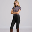 Premier Equine Amnis Womens Waterproof Gel Full Seat Riding Breeches - Black
