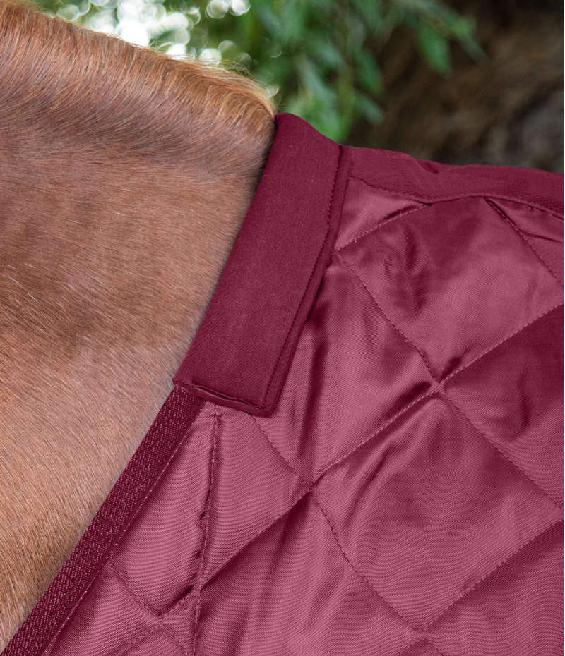 Premier Equine Tuscan 200g Stable Rug - Burgundy-1