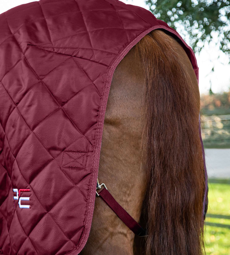 Premier Equine Tuscan 200g Stable Rug - Burgundy-4