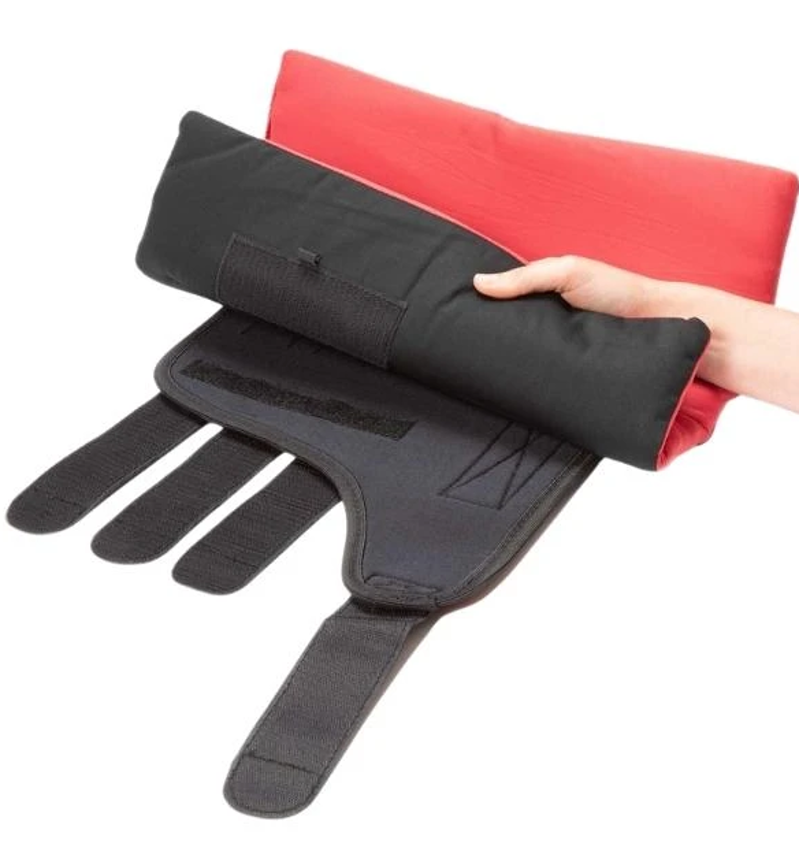 Premier Equine Nano-Tec Infrared Boot Wrap Liners Spares - Black Red-1