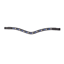Shires Velociti GARA Three Tone Browband - Blue/Black