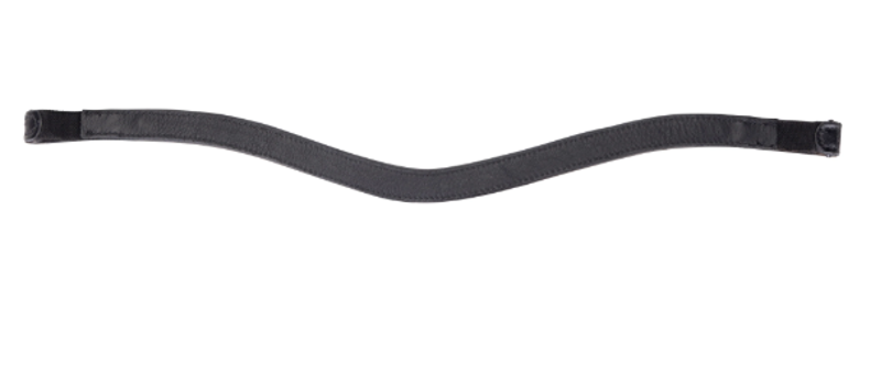 Shires Velociti GARA Three Tone Browband - Green/Black-2